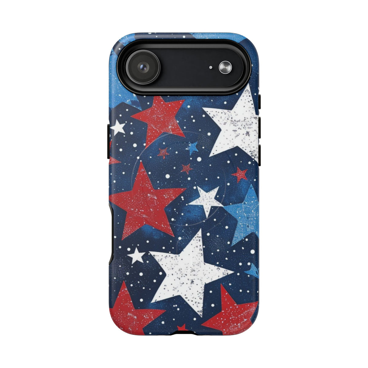Stars & Stripes Impact-Resistant Phone Case  -Tough Magnetic iPhone Cover