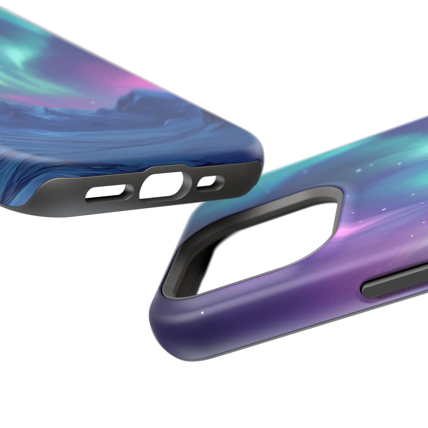 Aurora Borealis Impact-Resistant Phone Case - Colorful Northern Lights Design-2