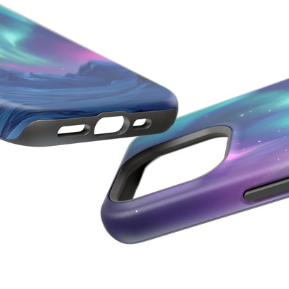 Aurora Borealis Impact-Resistant Phone Case - Colorful Northern Lights Design-2