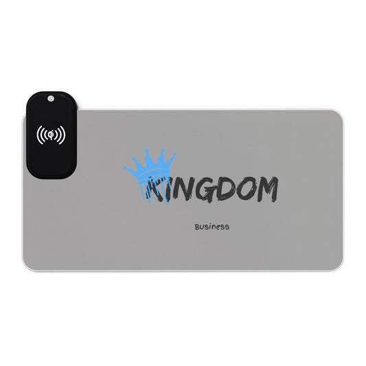 Mouse Pad - Kingdom Business Wireless Charging LED Gaming Mouse Pad