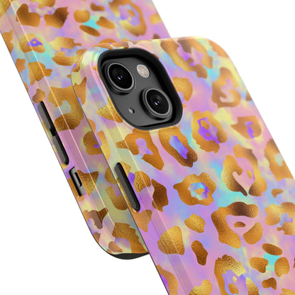 Leopard Print Impact-Resistant Phone Case