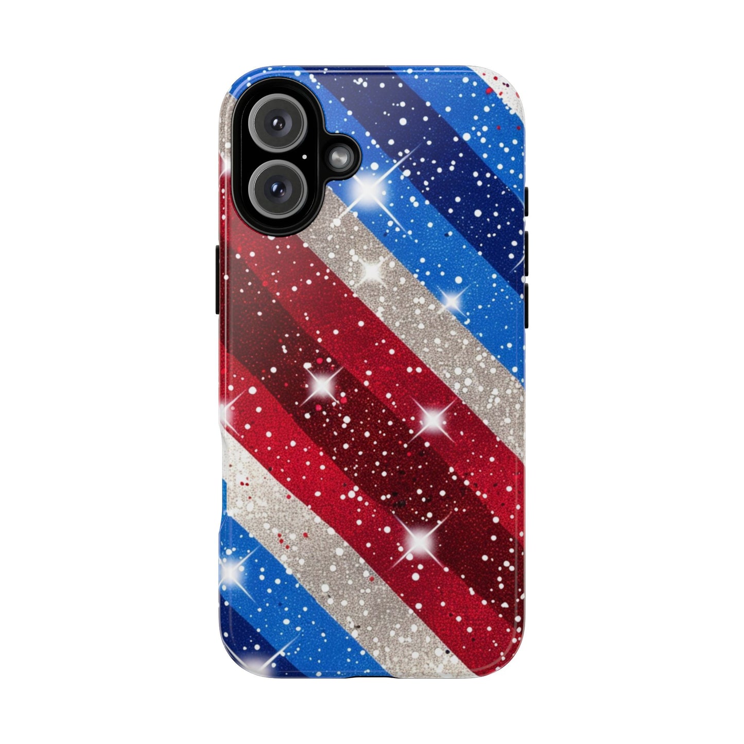 Glittery Patriotic Phone Case - Tough Cases