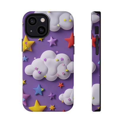 Colorful Cloud & Star Phone Case