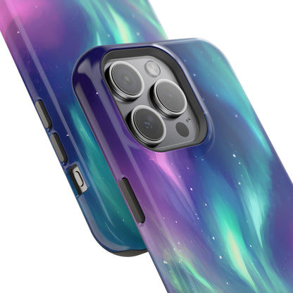 Aurora Borealis Impact-Resistant Phone Case - Colorful Northern Lights Design-2