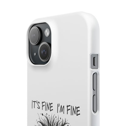 Funny Cat  - Slim phone Case
