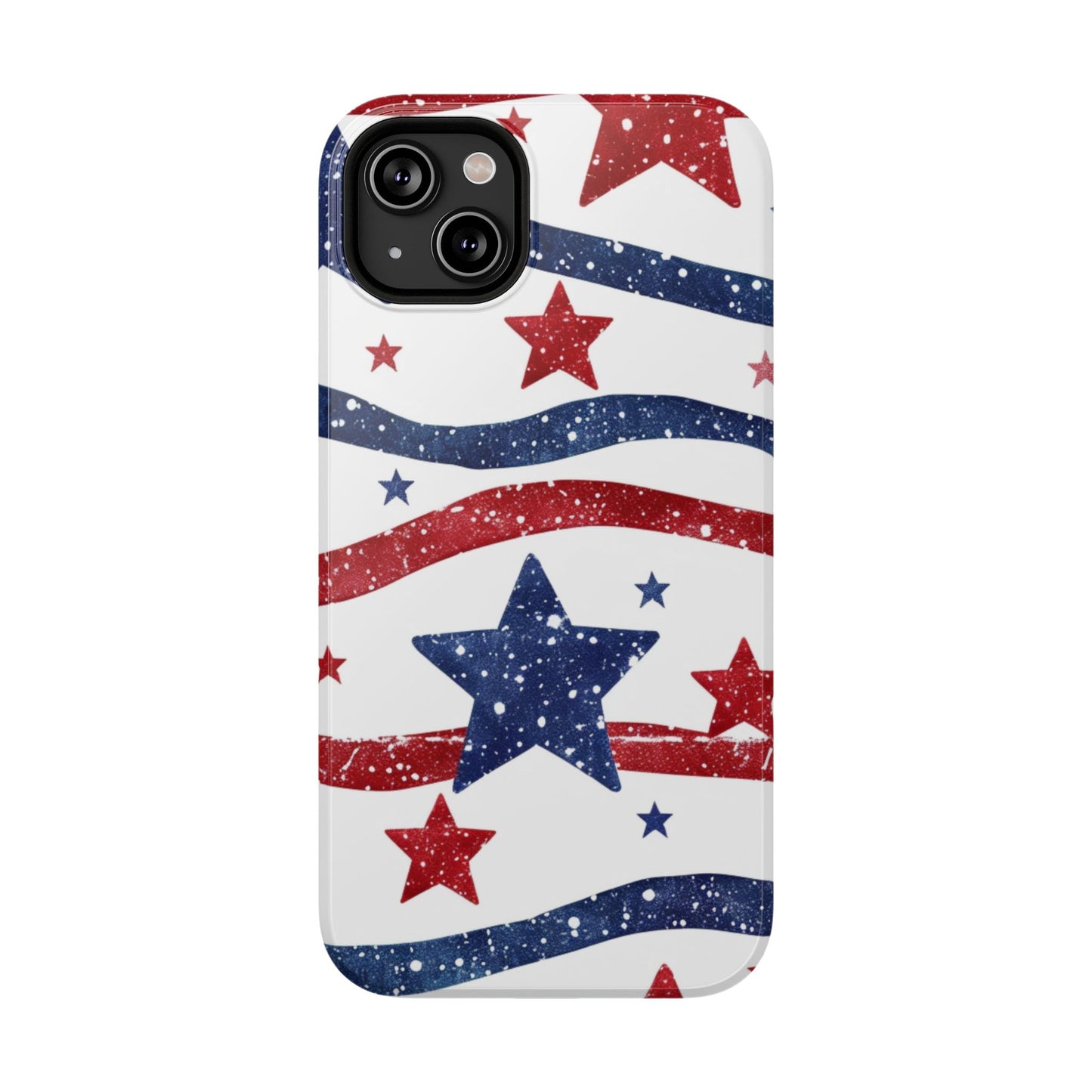 Stars & Stripes Design Impact-Resistant Phone Case