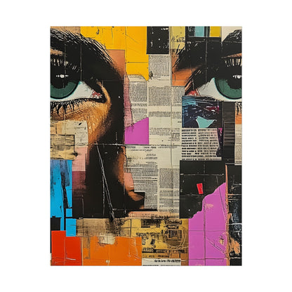 Wall Art Poster - Retro Pop Culture Woman 14 Comic Book Style