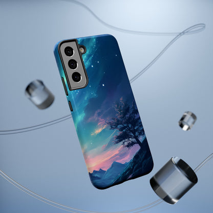 Stunning Galaxy Tree Impact-Resistant Phone Case
