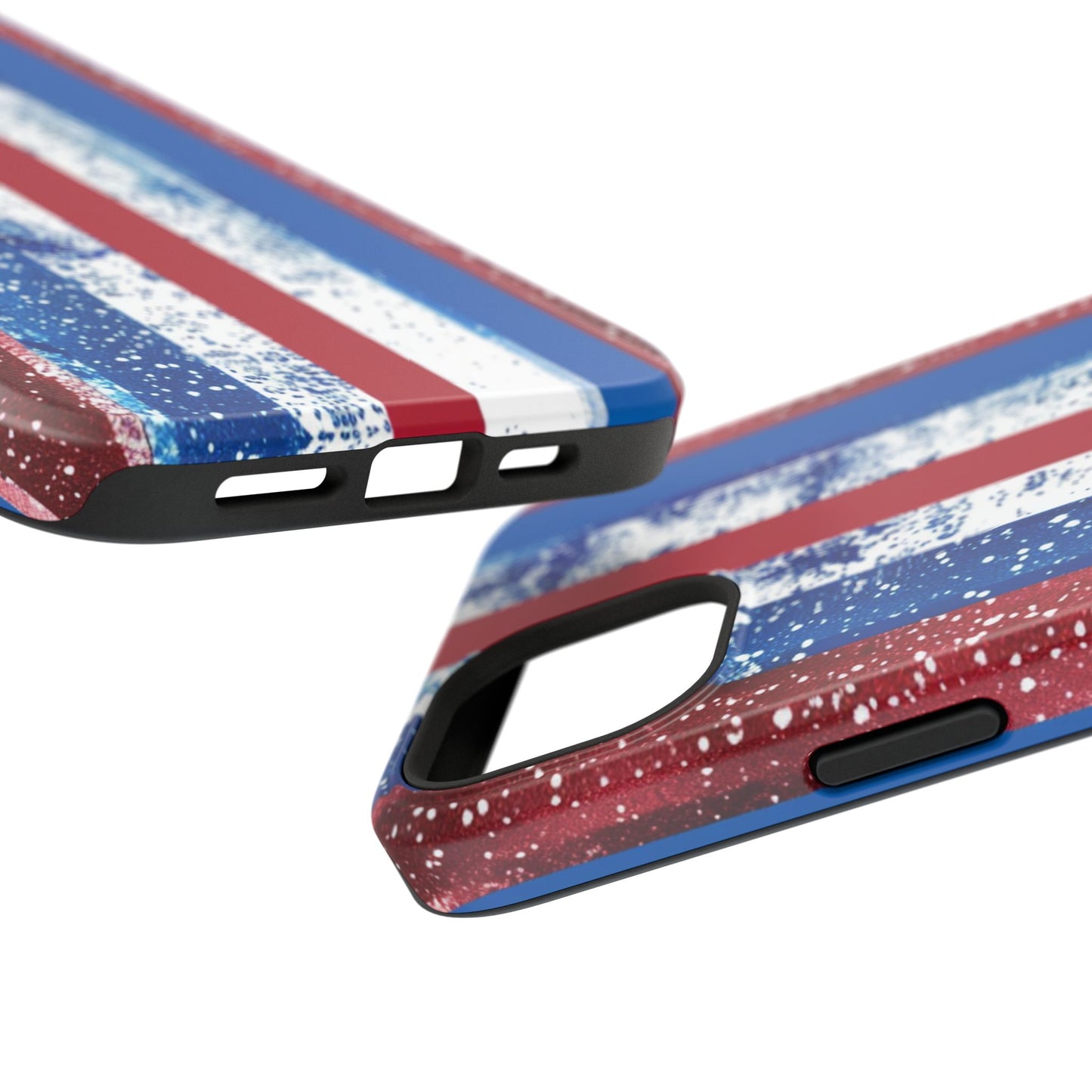 Patriotic Stripes Impact-Resistant Phone Case