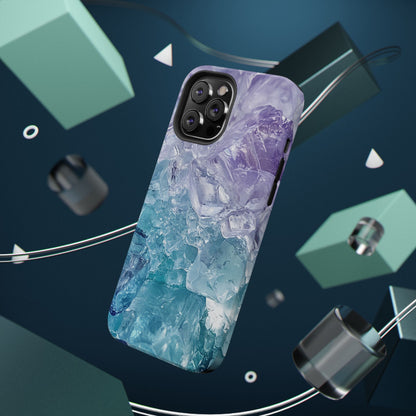 Crystal-Patterned Impact-Resistant Phone Case | Stylish Protection for Adventurers