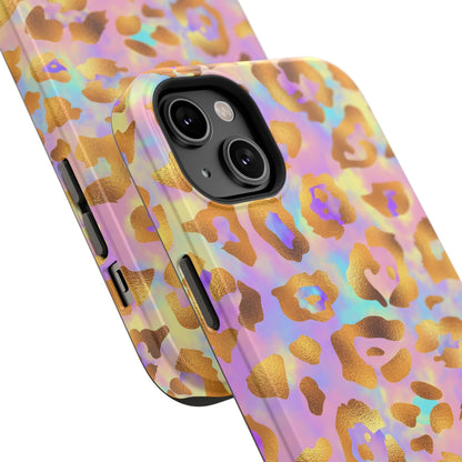 Leopard Print Impact-Resistant Phone Case
