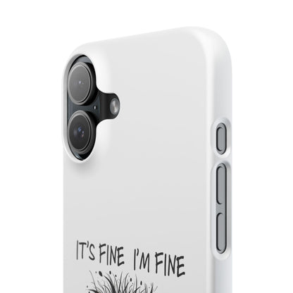 Funny Cat  - Slim phone Case