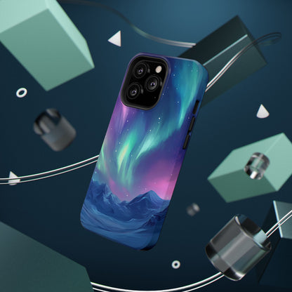 Aurora Borealis Impact-Resistant Phone Case - Colorful Northern Lights Design-2