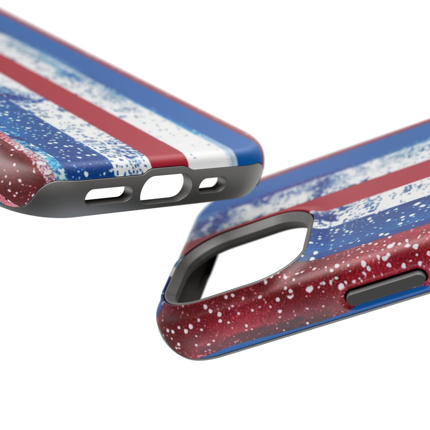 Patriotic Stripes Impact-Resistant Phone Case