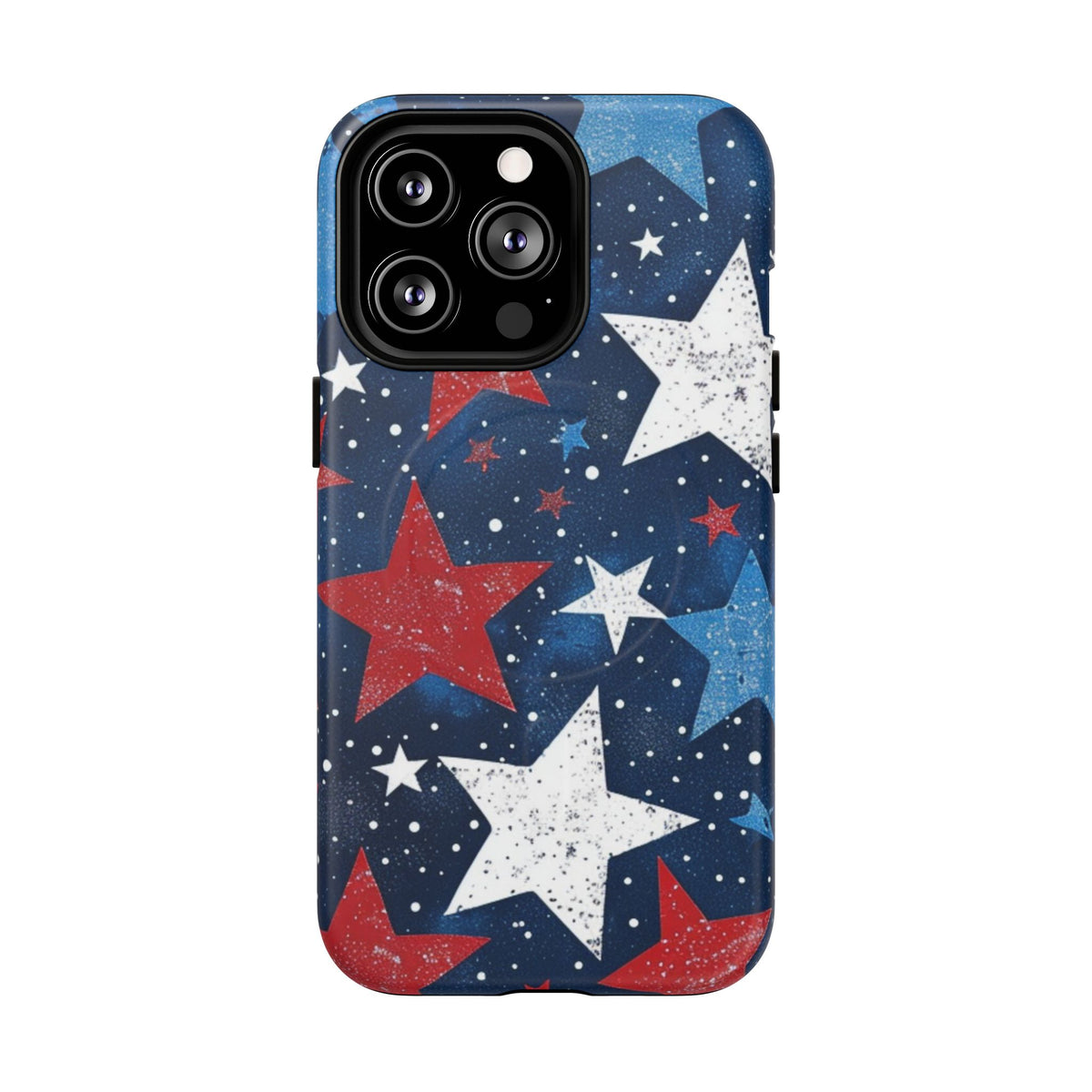 Stars & Stripes Impact-Resistant Phone Case  -Tough Magnetic iPhone Cover