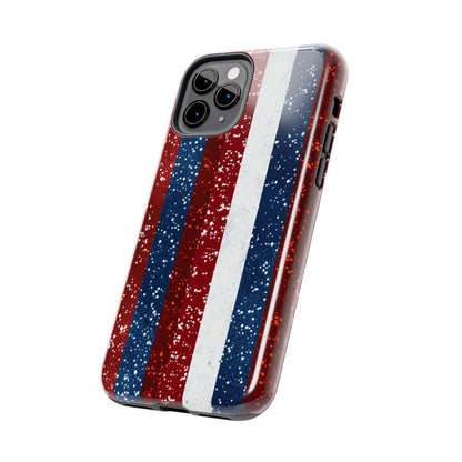 Patriotic Glitter Tough Phone Case