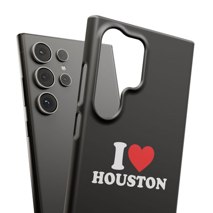 I Love Houston Snap Case Phone Cover