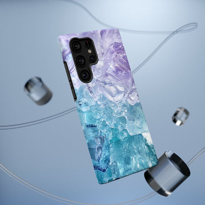 Crystal-Patterned Impact-Resistant Phone Case | Stylish Protection for Adventurers