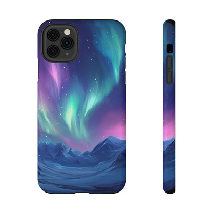 Aurora Borealis Impact-Resistant Phone Case - Colorful Northern Lights Design-2