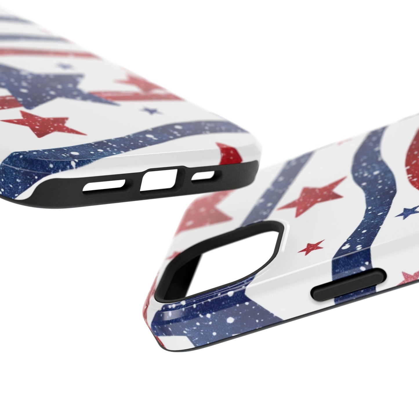 Stars & Stripes Design Impact-Resistant Phone Case