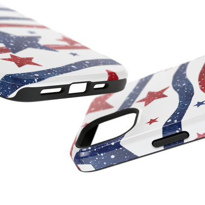 Stars & Stripes Design Impact-Resistant Phone Case