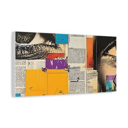Canvas Wall Art -  Retro Pop Culture woman 4
