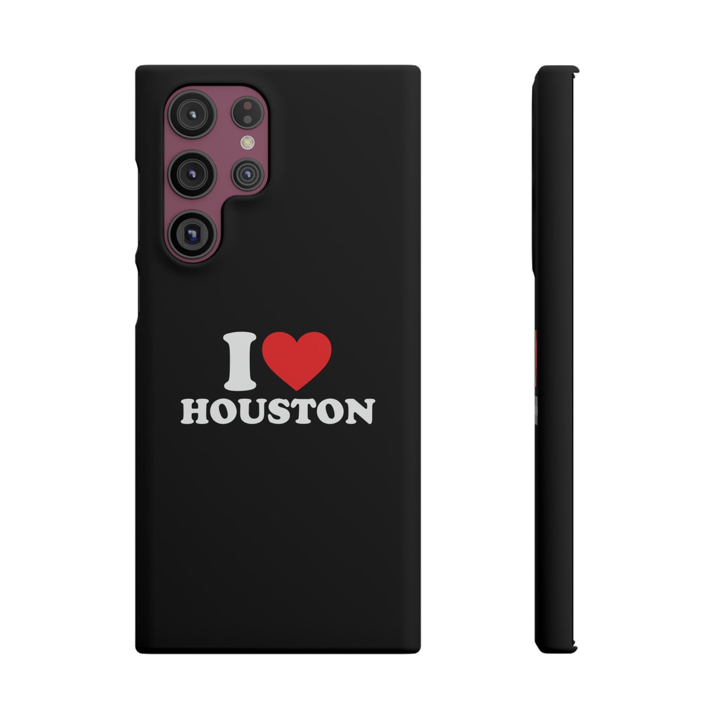 I Love Houston Snap Case Phone Cover