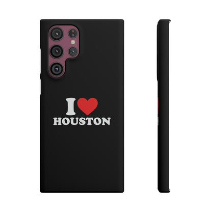 I Love Houston Snap Case Phone Cover
