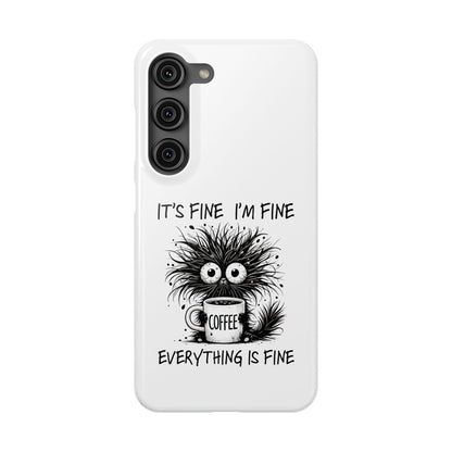 Funny Cat  - Slim phone Case