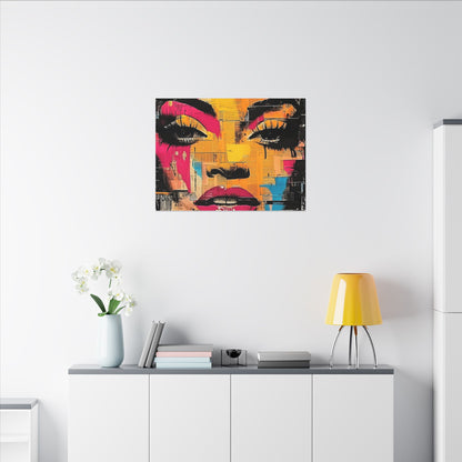Canvas Wall Art - Retro Pop Culture Women 1