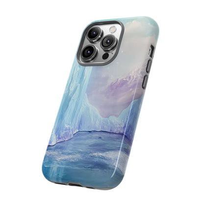 Artistic Phone Case with Iceberg Design