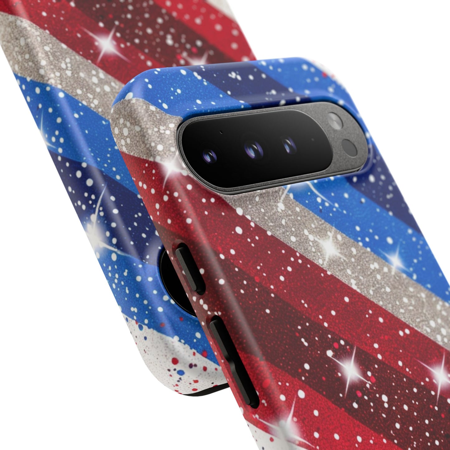 Glittery Patriotic Phone Case - Tough Cases