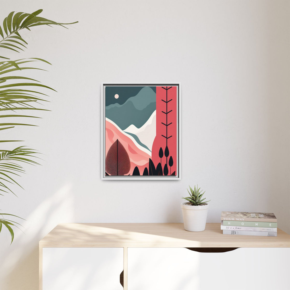 Matte Canvas, Framed (Multi-color)