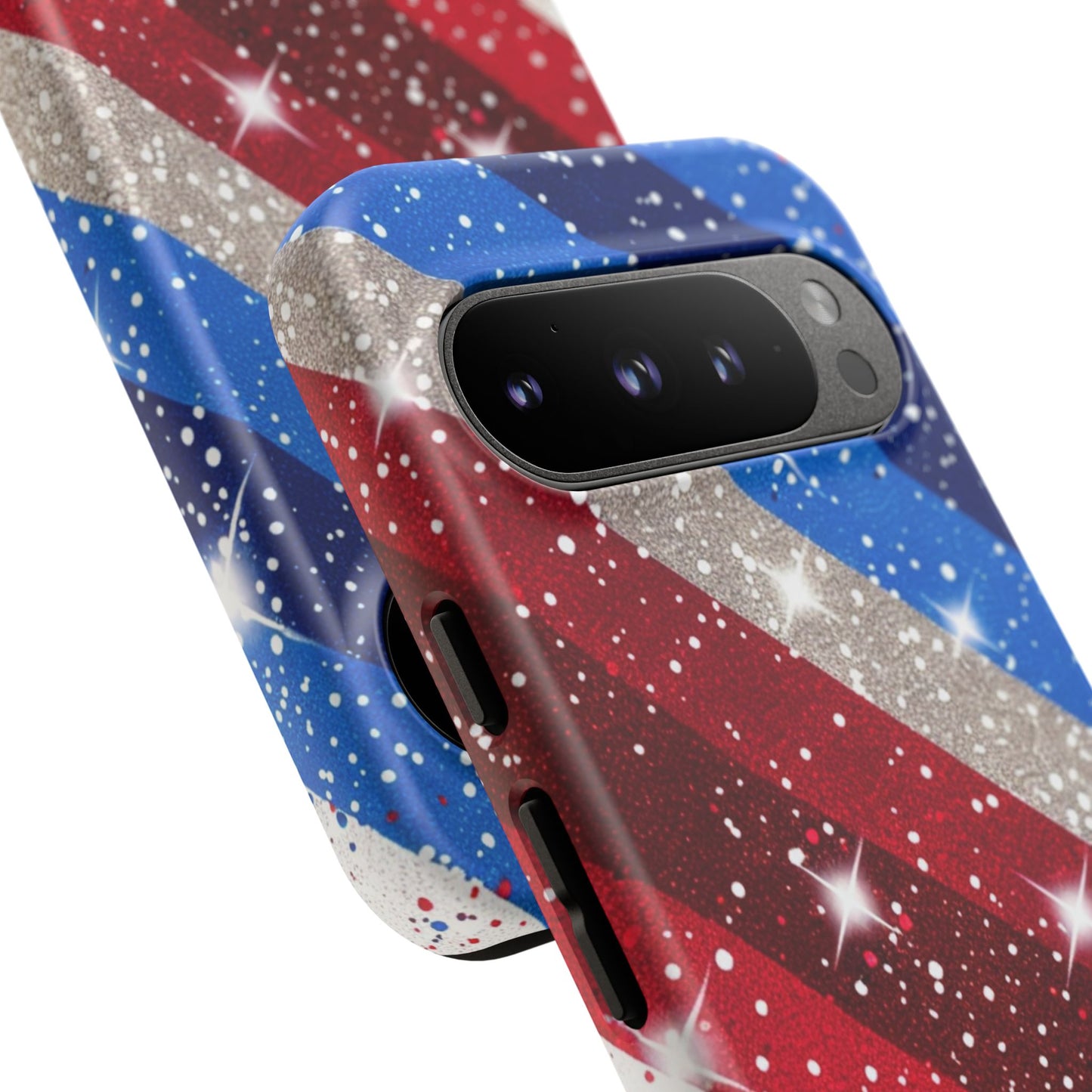 Glittery Patriotic Phone Case - Tough Cases