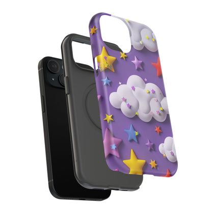 Colorful Cloud & Star Phone Case