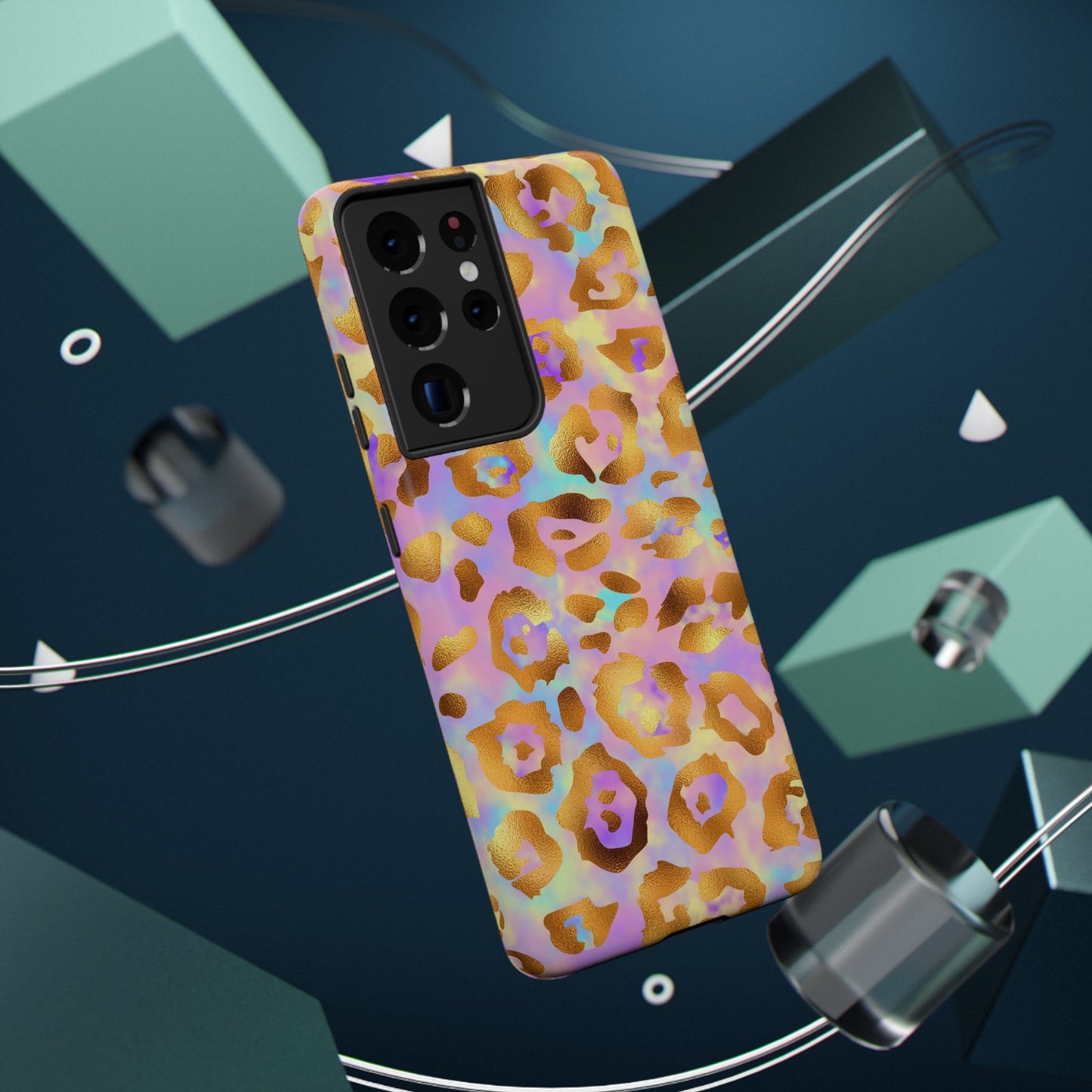 Leopard Print Impact-Resistant Phone Case