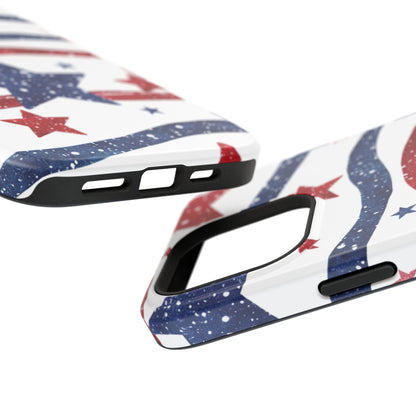 Stars & Stripes Design Impact-Resistant Phone Case
