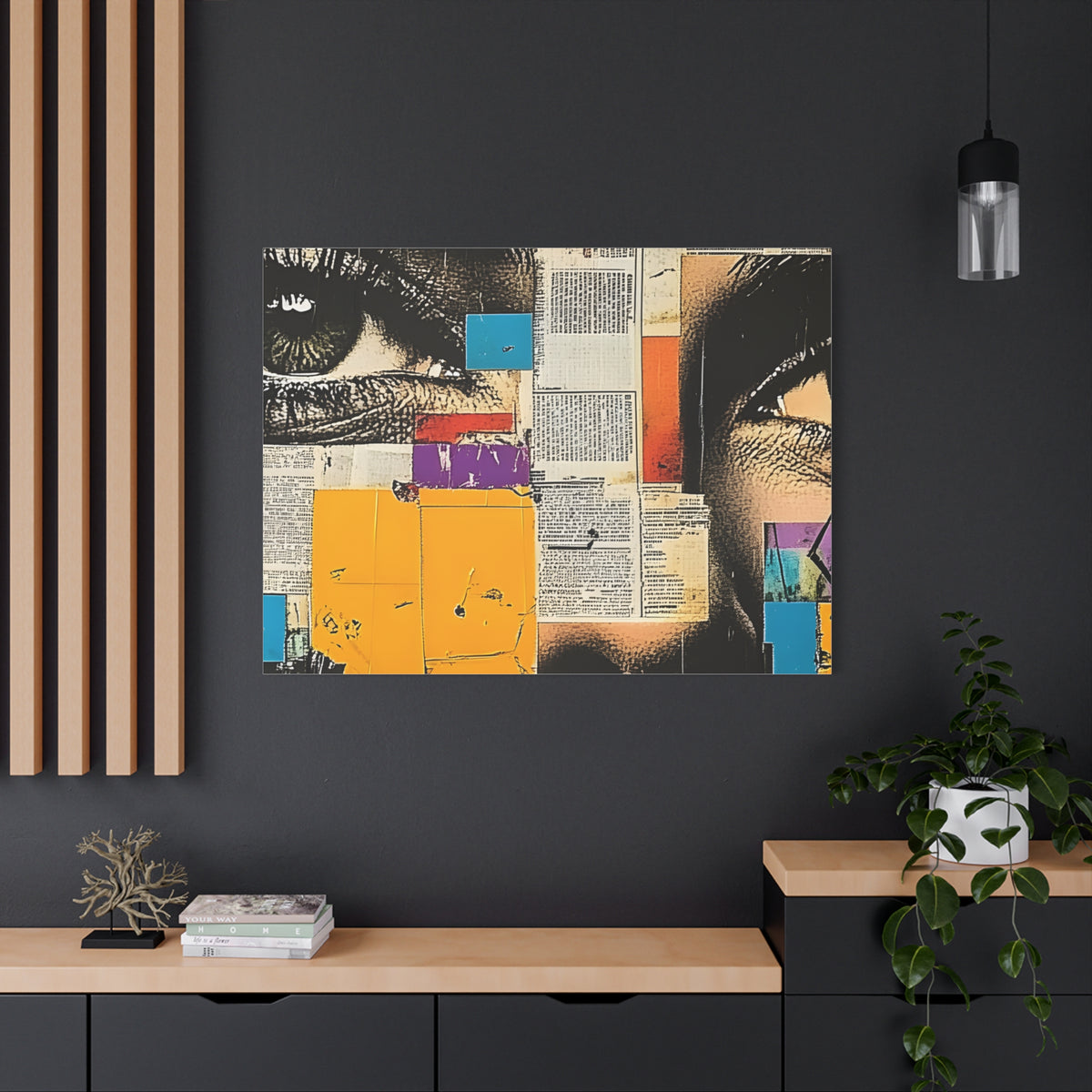 Canvas Wall Art -  Retro Pop Culture woman 4