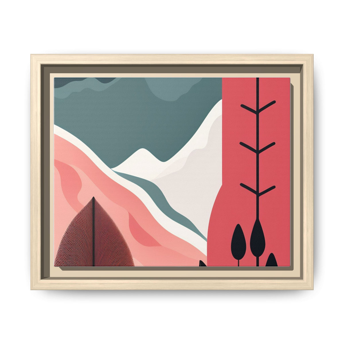 Matte Canvas, Framed (Multi-color)