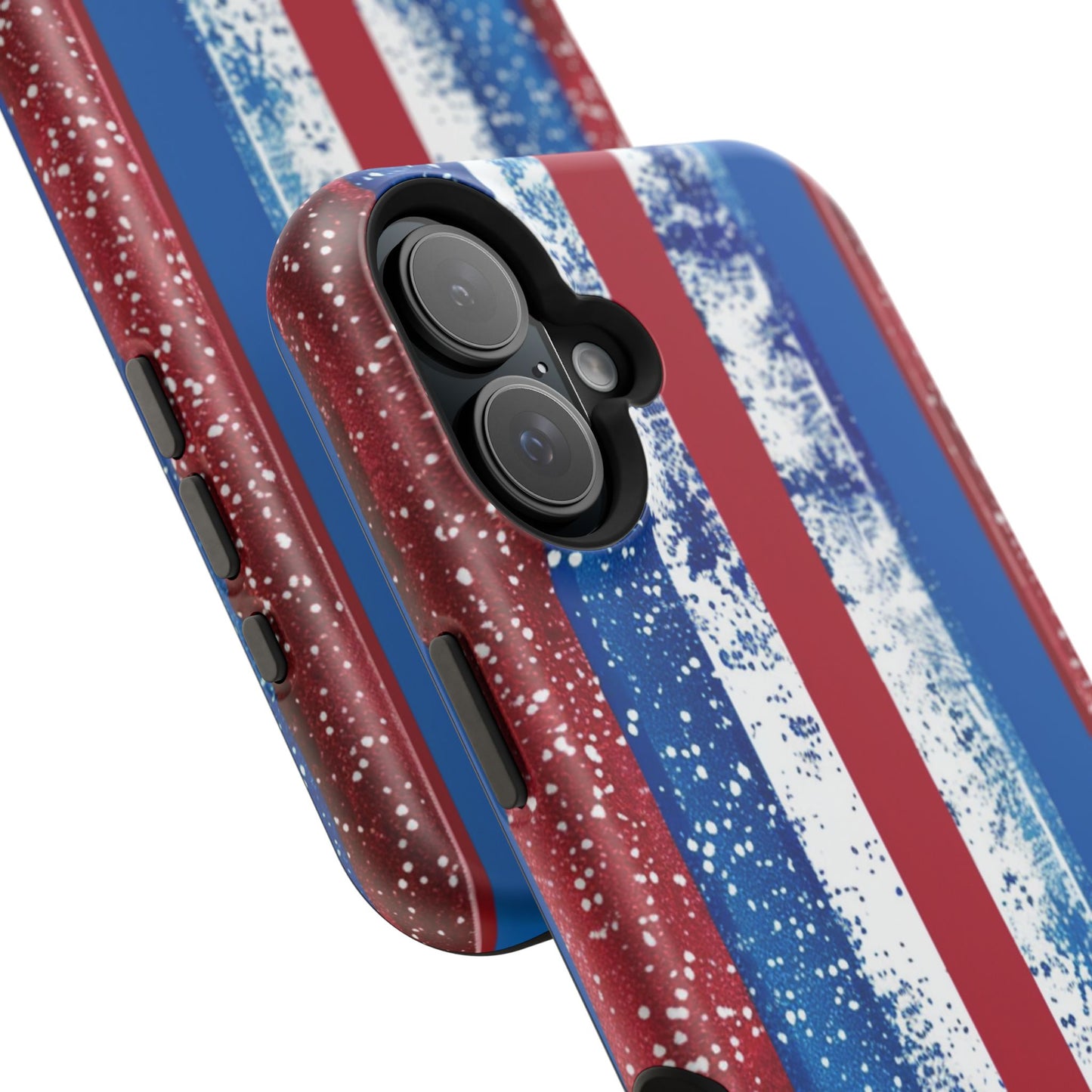 Patriotic Stripes Impact-Resistant Phone Case