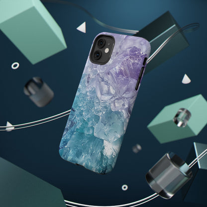 Crystal-Patterned Impact-Resistant Phone Case | Stylish Protection for Adventurers