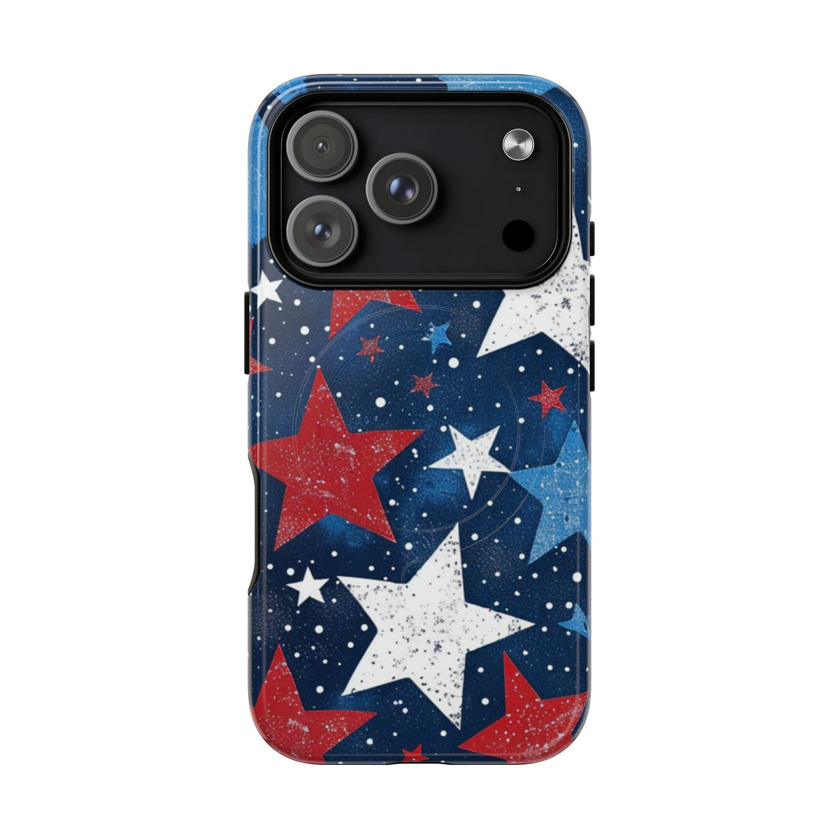 Stars & Stripes Impact-Resistant Phone Case  -Tough Magnetic iPhone Cover