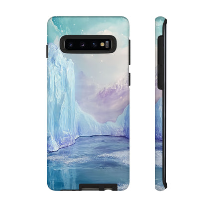 Artistic Phone Case with Iceberg Design