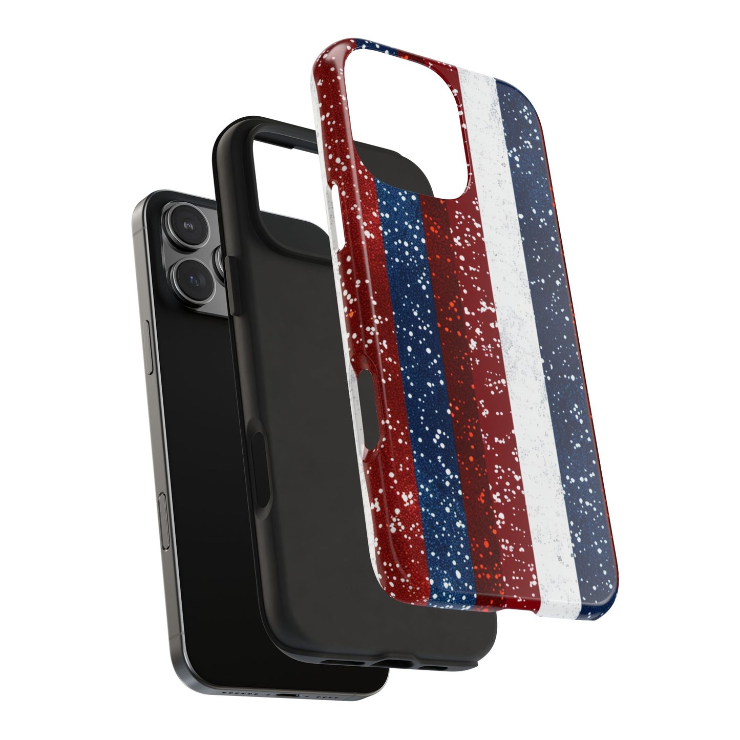 Patriotic Glitter Tough Phone Case