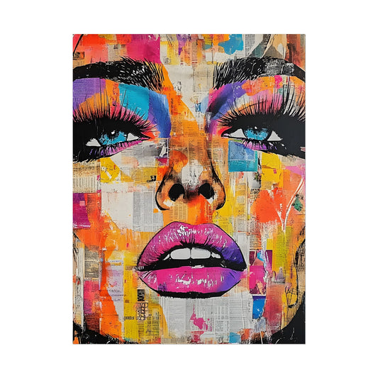 Retro Pop Culture woman 2, Vintage Wall Art