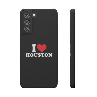 I Love Houston Snap Case Phone Cover