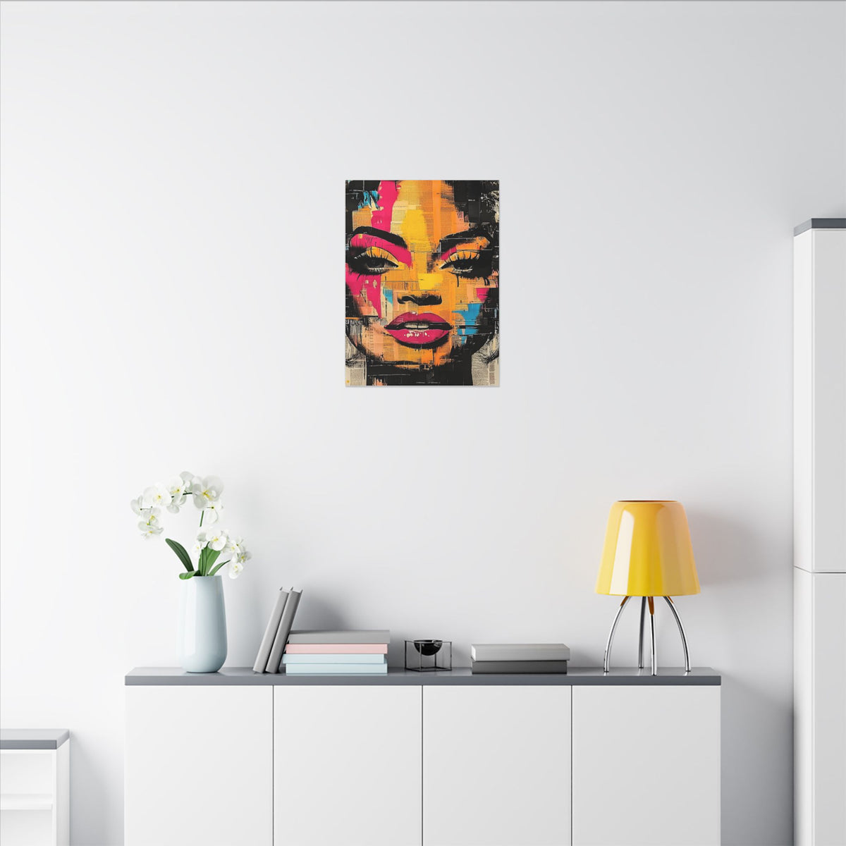 Canvas Wall Art - Retro Pop Culture Women 1