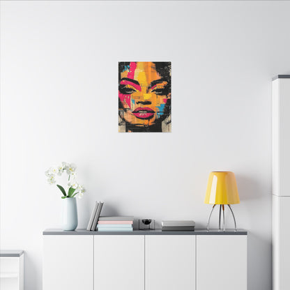Canvas Wall Art - Retro Pop Culture Women 1