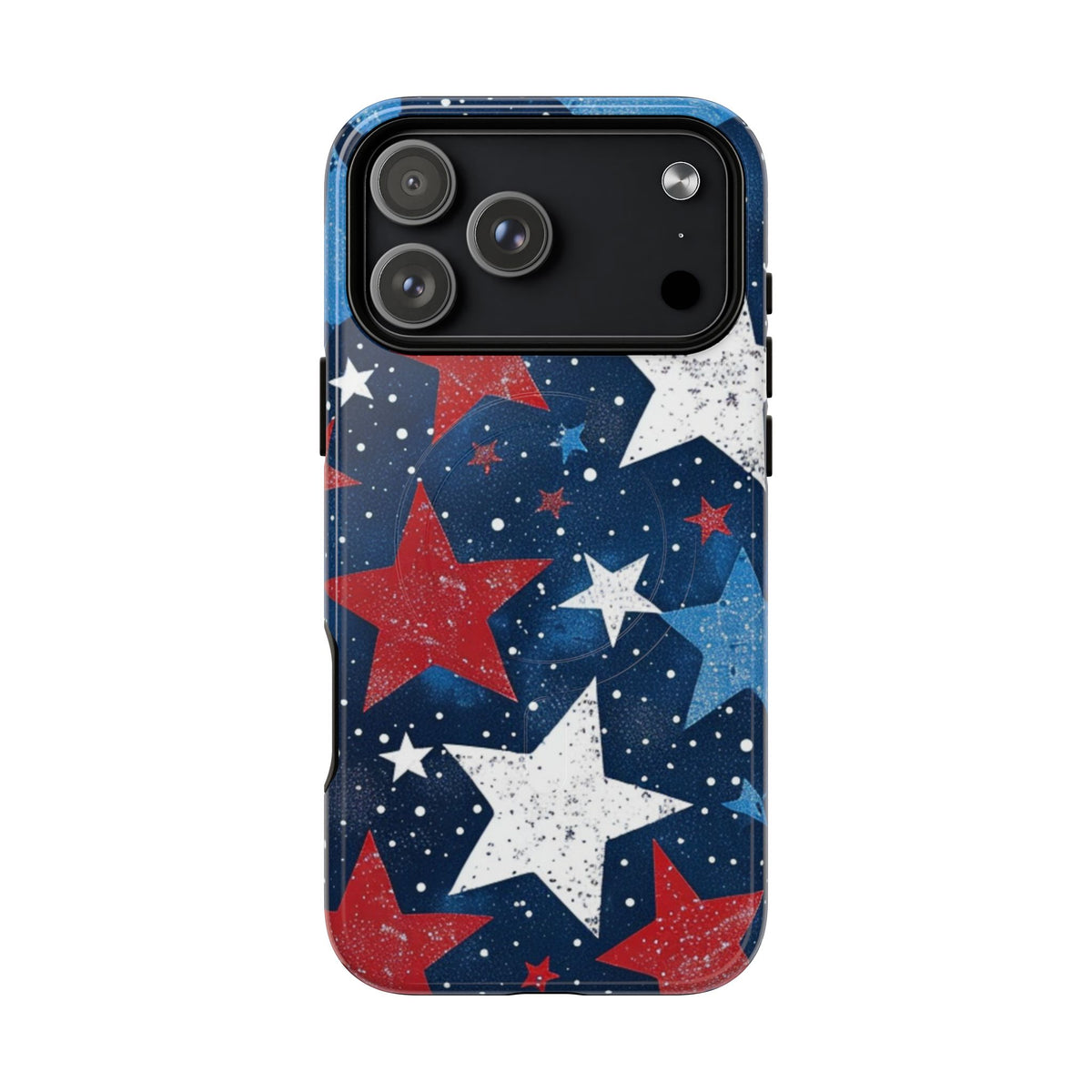 Stars & Stripes Impact-Resistant Phone Case  -Tough Magnetic iPhone Cover