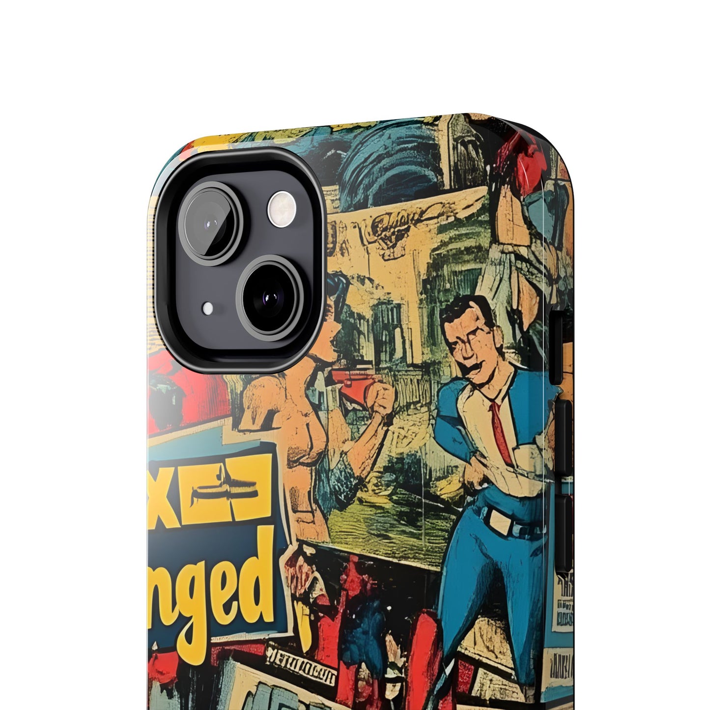 Vintage Comic - Tough Phone Cases, Superhero Phone Covers